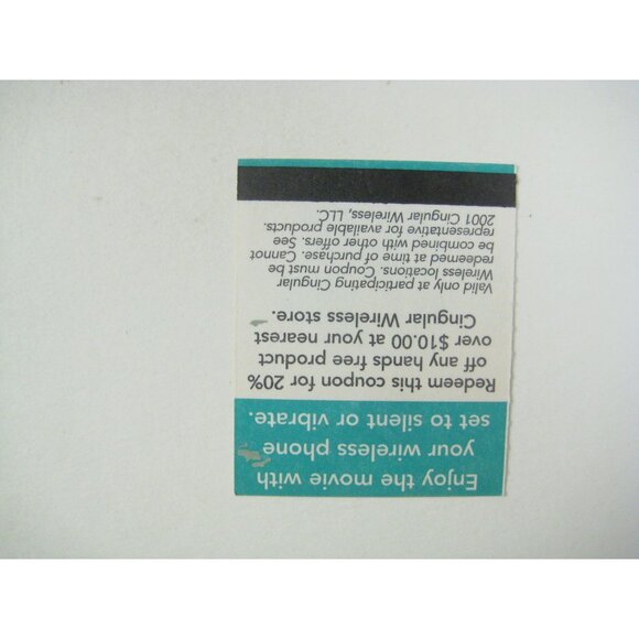 Vintage Movie Ticket Stub Along Came Polly 2004 Palisades Center Adult 011604 - Picture 3 of 3